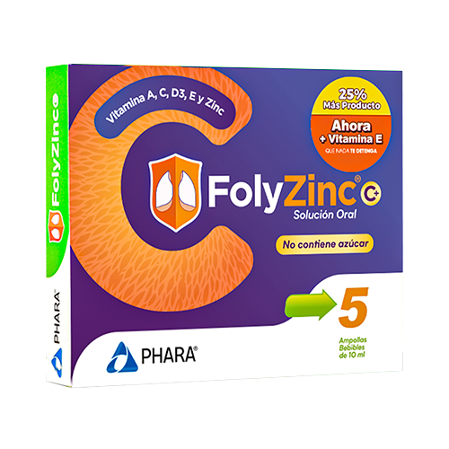 Foly Zinc Ampollas