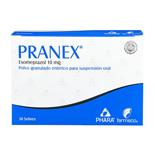 Pranex 10 mg + sobres